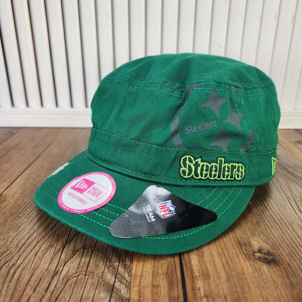 New Era Pittsburgh Steelers St Patrick's Day Cadet Cap Womens Green Adjustable